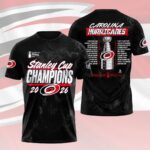Carolina Hurricanes 2026 Stanley Cup Champions 3D Apparel – HOATT19075