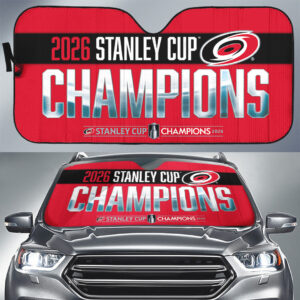 Carolina Hurricanes Stanley Cup Champions 2026 Auto Sun Shade - TANTN23718