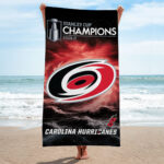 Carolina Hurricanes Stanley Cup Champions 2026 Rectangle Beach Towel – TANTN23654