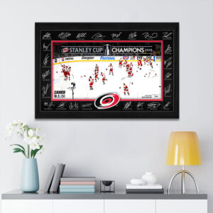 Carolina Hurricanes Stanley Cup Champions 2026 Rectangle Canvas With Inner Frame - TANTN23731