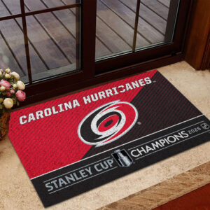 Carolina Hurricanes Stanley Cup Champions 2026 Doormat - TANTN23655