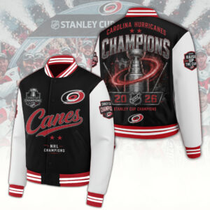 Carolina Hurricanes Stanley Cup Champions 2026 Varsity Jacket – TANTN23689