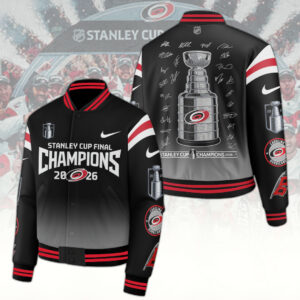 Carolina Hurricanes Stanley Cup Champions 2026 Varsity Jacket – TANTN23690