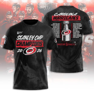 Carolina Hurricanes Stanley Cup Champions 2026 3D Apparel - TANTN23660