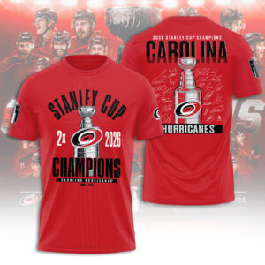 Carolina Hurricanes Stanley Cup Champions 2026 3D Apparel - TANTN23696