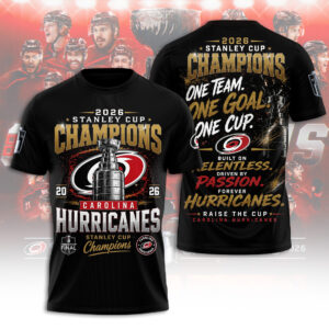 Carolina Hurricanes Stanley Cup Champions 2026 3D Apparel - TANTN23740