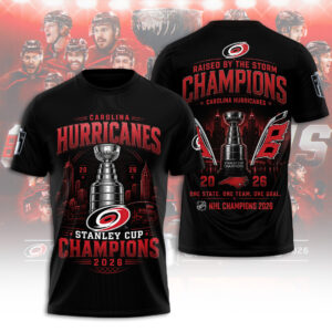 Carolina Hurricanes Stanley Cup Champions 2026 3D Apparel - TANTN23741