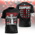 Carolina Hurricanes Stanley Cup Champions 2026 3D Apparel – TANTN23828