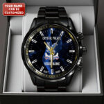 Personalized Crystal Palace FC Black Stainless Steel Watch – TANTN23558
