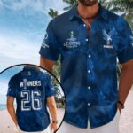 Crystal Palace FC 2026 UEFA Conference League Winners Short Sleeve Button-Down Shirt – HOATT18415