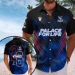Crystal Palace FC 2026 UEFA Conference League Winners Short Sleeve Button-Down Shirt – HOATT18449