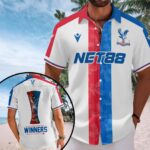 Crystal Palace FC 2026 UEFA Conference League Winners Short Sleeve Button-Down Shirt – HOATT18553