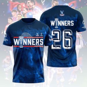 Crystal Palace FC 2026 UEFA Conference League Winners 3D Apparel - HOATT18403