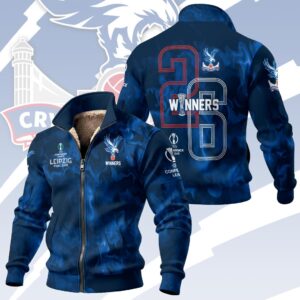 Crystal Palace FC 2026 UEFA Conference League Winners Thick Knit Fleece Jacket - HOATT18518