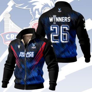 Crystal Palace FC 2026 UEFA Conference League Winners Thick Knit Fleece Jacket - HOATT18517