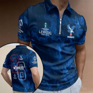 Crystal Palace FC 2026 UEFA Conference League Winners Zip Polo Shirt - HOATT18406