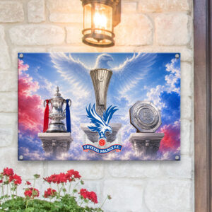 Crystal Palace FC 2026 UEFA Conference League Winners Metal Sign - GNE6967