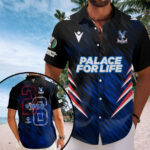 Crystal Palace FC UEFA Conference League Winners 2026 Short Sleeve Button-Down Shirt – TANTN23498