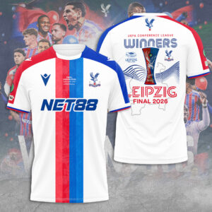 Crystal Palace FC UEFA Conference League Winners 2026 3D Apparel - TANTN23380