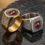 Elvis Presley 3D Engraved Ring – TMTHU6563