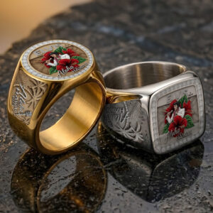 Elvis Presley 3D Engraved Ring - TMTHU6563