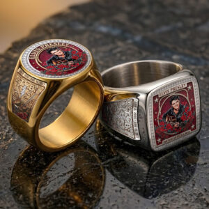 Elvis Presley 3D Engraved Ring - TMTHU6846