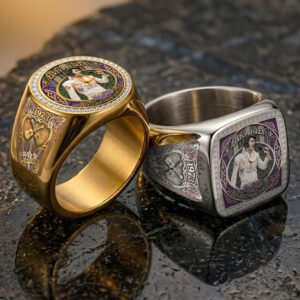 Elvis Presley 3D Engraved Ring - TMTHU6923