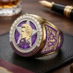 Elvis Presley 3D Engraved Ring – TMTHU6995