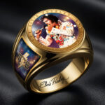 Elvis Presley 3D Engraved Ring – HOATT18841