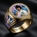 Elvis Presley 3D Engraved Ring – HOATT19078