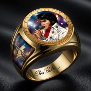 Elvis Presley 3D Engraved Ring - HOATT19095