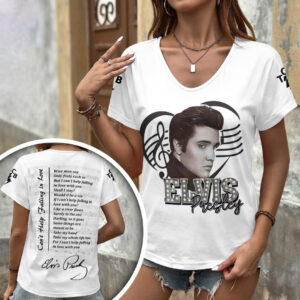 Elvis Presley 3D Women’s V-Neck T-Shirt - GNE6952
