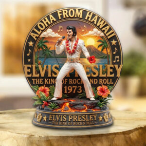 Elvis Presley Custom Shape Acrylic Plaque - TMTHU6833
