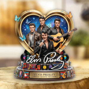 Elvis Presley Custom Shape Acrylic Plaque - TMTHU7023
