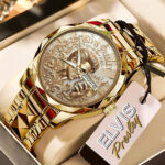 Elvis Presley Alloy Luxury Quartz Watch – TMTHU7186