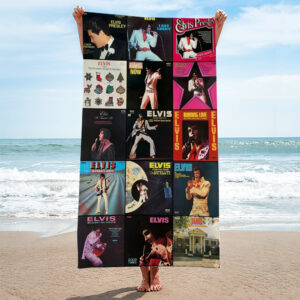 Elvis Presley Rectangle Beach Towel - TMTHU6772