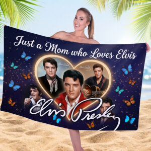 Elvis Presley Rectangle Beach Towel - TMTHU7073