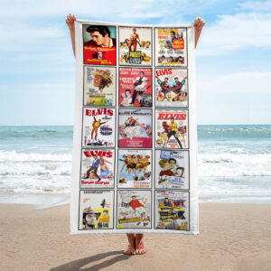 Elvis Presley Rectangle Beach Towel - HOATT18994