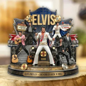 Elvis Presley Custom Shape Acrylic Plaque - TMTHU6724