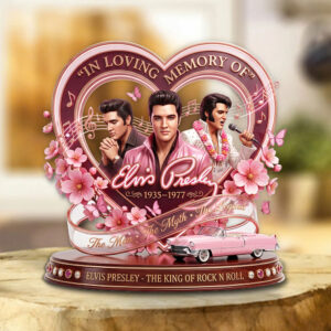 Elvis Presley Custom Shape Acrylic Plaque - TMTHU6838
