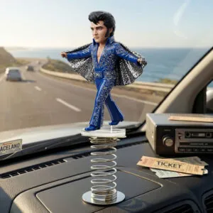 Elvis Presley Custom Shape Spring Acrylic Standee - TMTHU6737