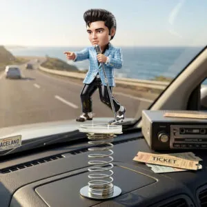 Elvis Presley Custom Shape Spring Acrylic Standee - TMTHU6738