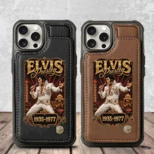 Elvis Presley Leather Wallet Phone Case - TMTHU7025
