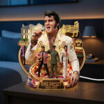 Elvis Presley Custom Shape Acrylic Light Box – TMTHU6637