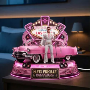 Elvis Presley Custom Shape Acrylic Light Box - TMTHU6656