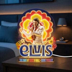 Elvis Presley Custom Shape Acrylic Light Box - TMTHU7003