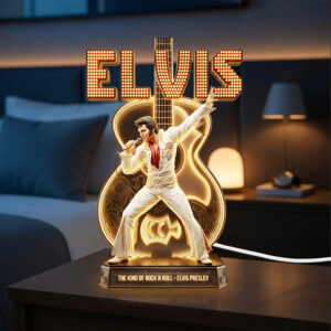 Elvis Presley Custom Shape Acrylic Light Box - TMTHU7004