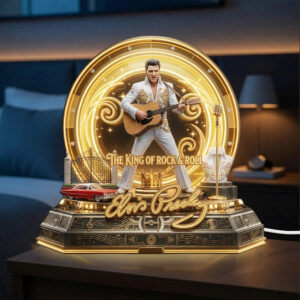 Elvis Presley Custom Shape Acrylic Light Box - TMTHU7152