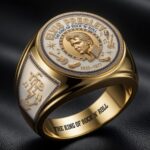 Elvis Presley 3D Engraved Ring – HOATT18599