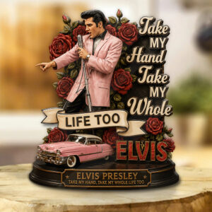 Elvis Presley Custom Shape Acrylic Plaque - GNE6781